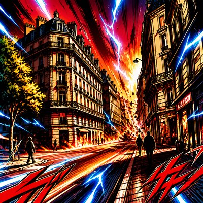 Shonen Action Anime Art Style Style Transfer Example
