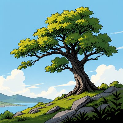 a tree in nature