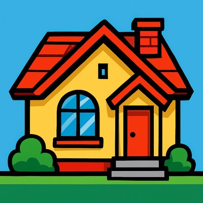 house with front view