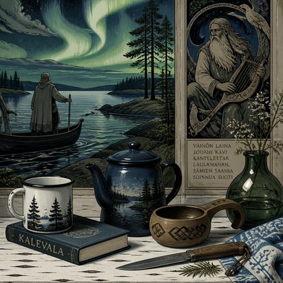 still life with everyday objects