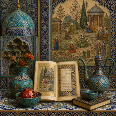 still life with everyday objects