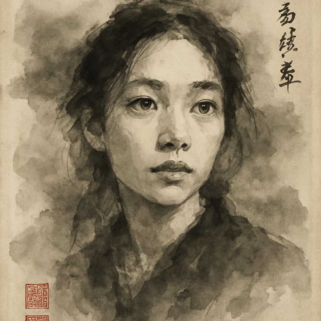 portrait of a person with expressive eyes