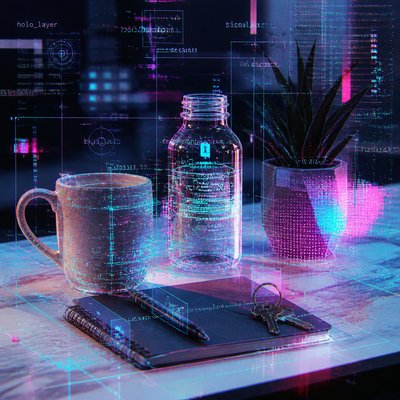 still life with everyday objects
