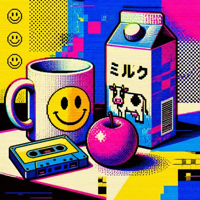 still life with everyday objects