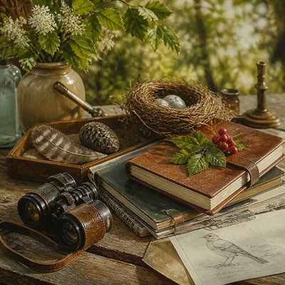 still life with everyday objects — Wildlife Nature Art
