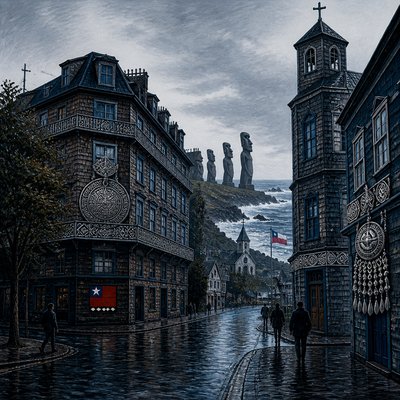 Chilean Art Style Style Transfer Example