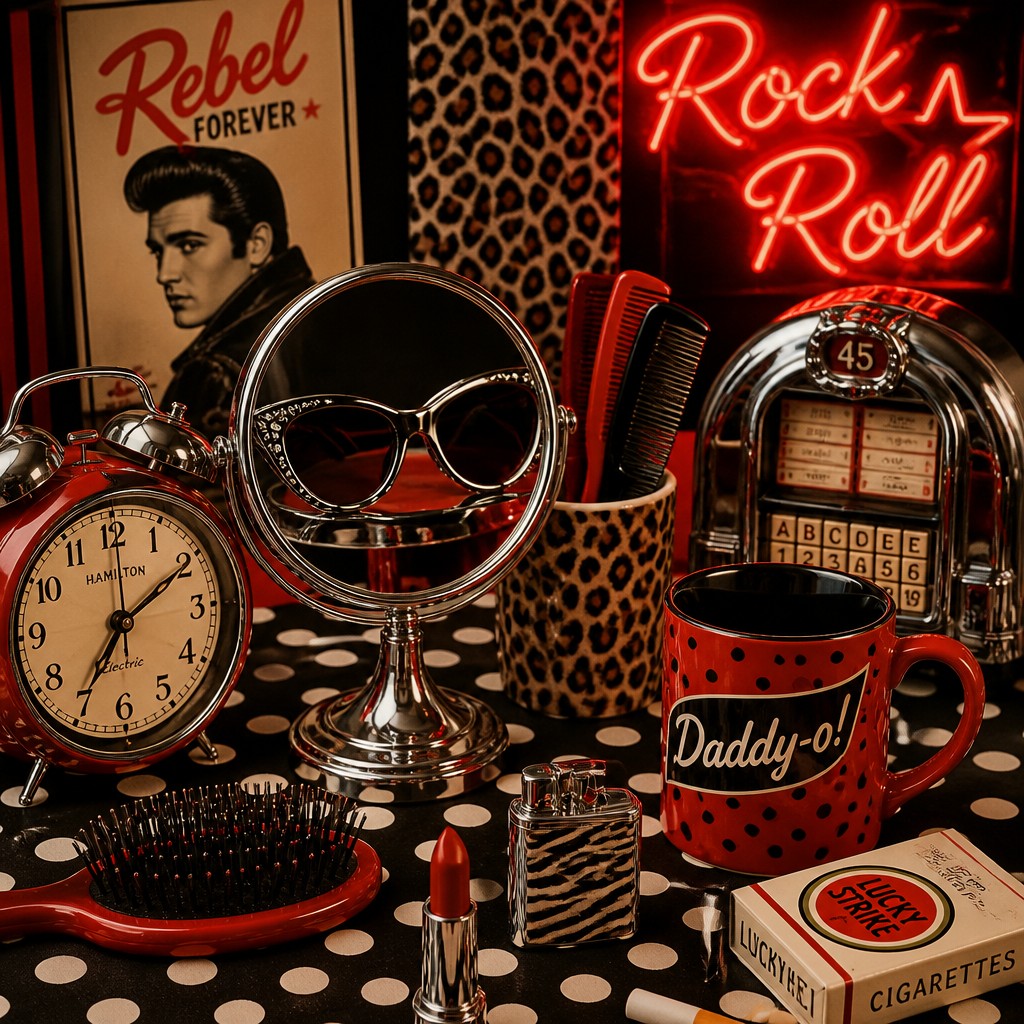 still life with everyday objects — Rockabilly Aesthetic