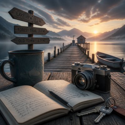 still life with everyday objects