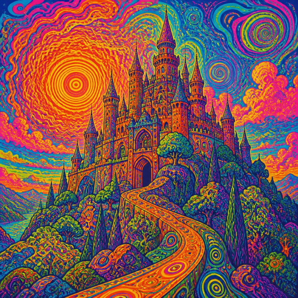 majestic castle on a hilltop