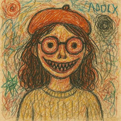 Creepy Children's Drawing Style Style Transfer Example