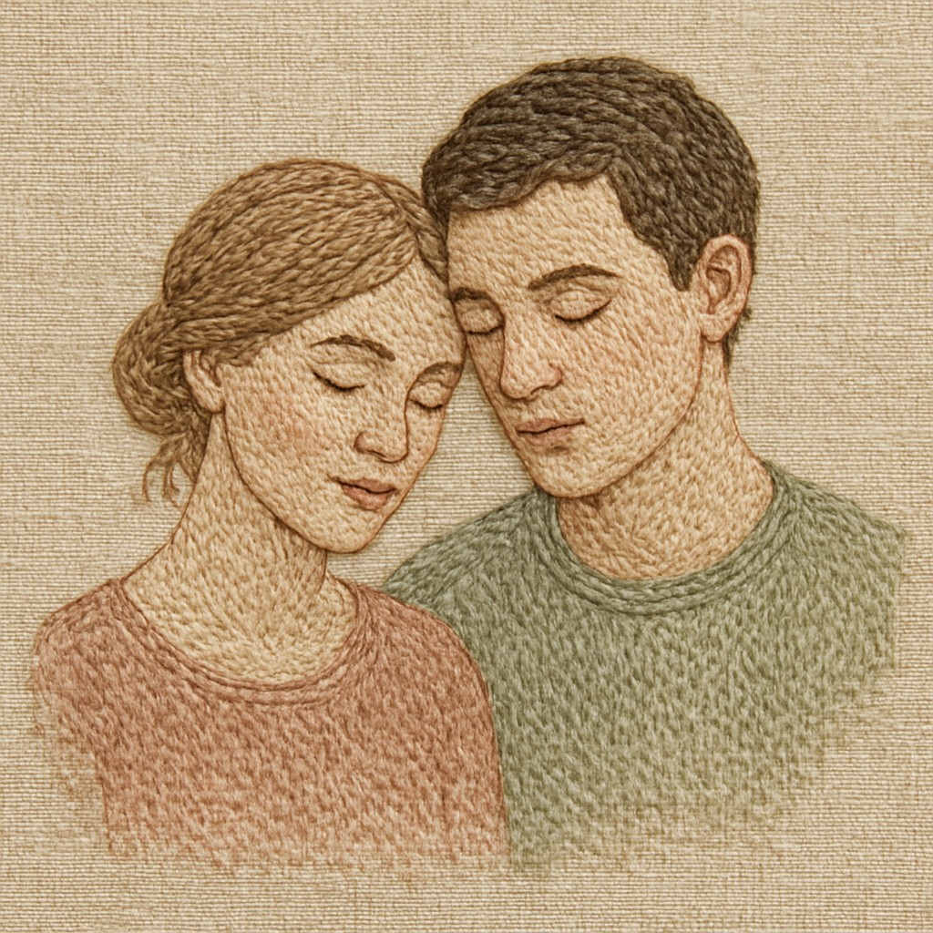 portrait of two people together