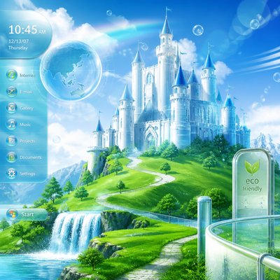 majestic castle on a hilltop