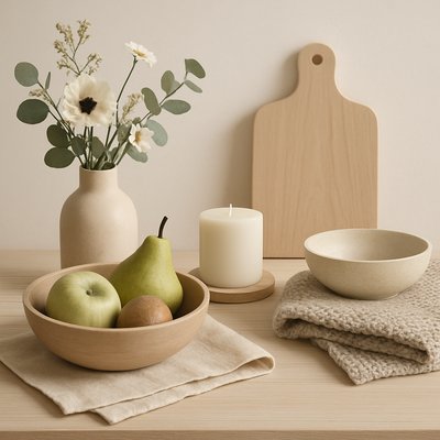 still life arrangement of fruits and flowers