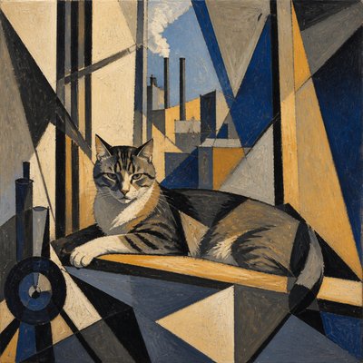 a cat lounging in a sunlit window