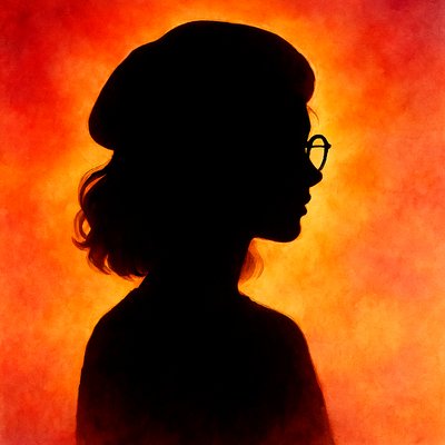 Sunset Silhouette Art Style Style Transfer Example