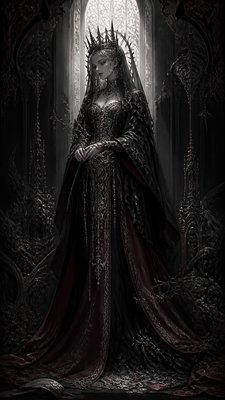 full-length portrait of an elegant figure