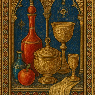 still life with everyday objects