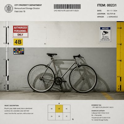 bicyle resting against a wall