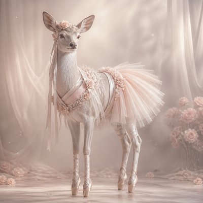 animal standing in natural pose