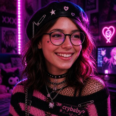 E-Girl Aesthetic Style Transfer Example