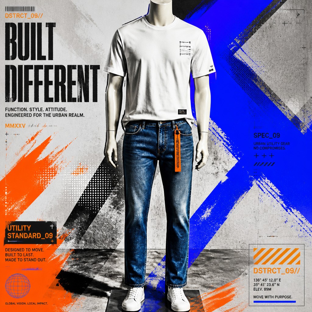 Streetwear Fashion Design Style Transfer Example