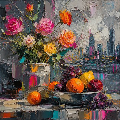 Urban Impressionism Art Style 3