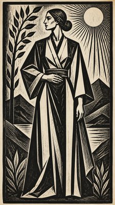full-length portrait of an elegant figure