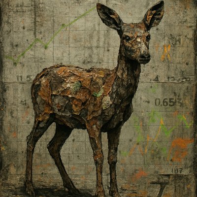 animal standing in natural pose