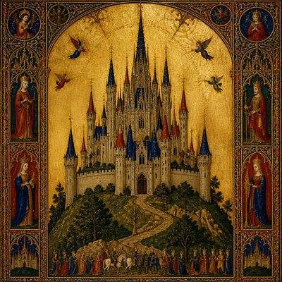 majestic castle on a hilltop