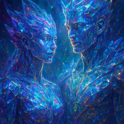 portrait of two people together