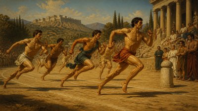ancient greek running competition