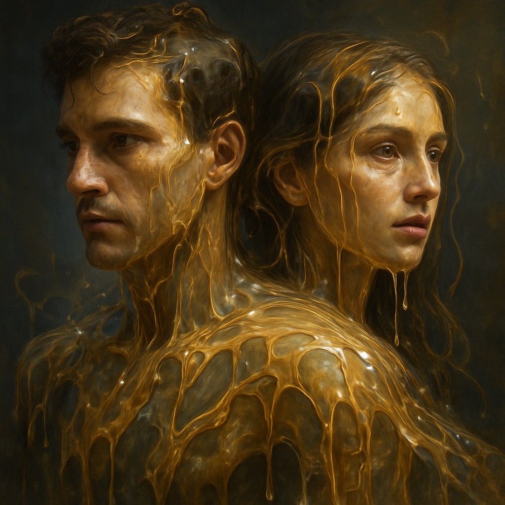portrait of two people together