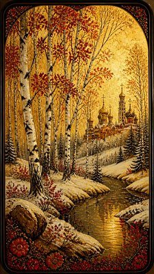 a serene birch forest in soft morning light, no people, no text