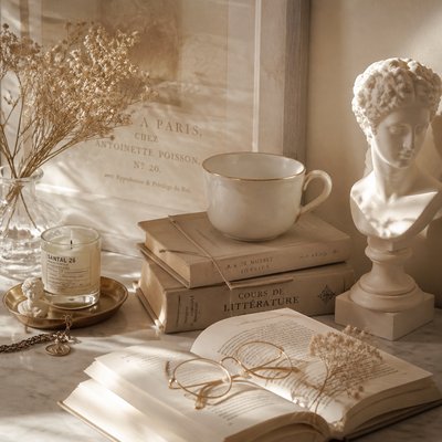 still life with everyday objects