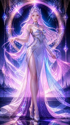 full-length portrait of an elegant figure