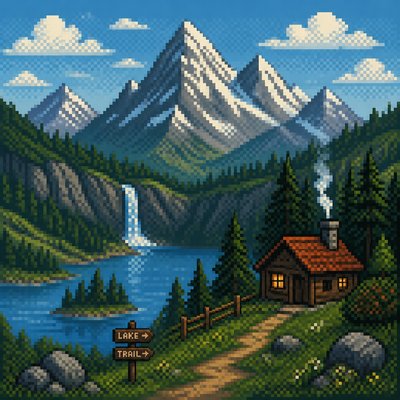 wide landscape with natural scenery
