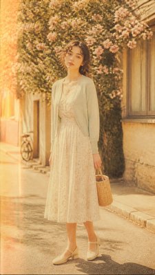 full-length portrait of an elegant figure