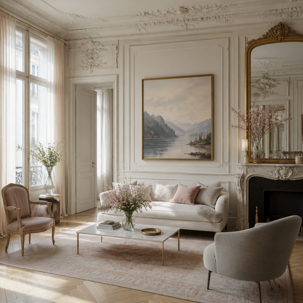 Parisian Apartment Interior Design example artwork 2