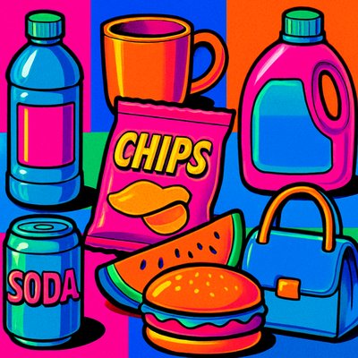 still life with everyday objects