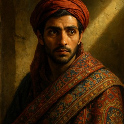 portrait of a person with expressive eyes