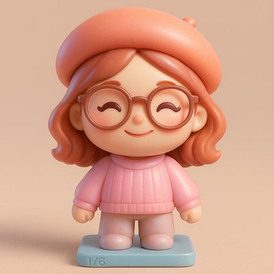 Blind Box Toy Art Style Transfer Example