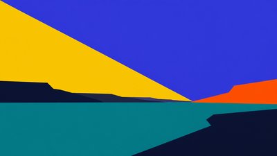 sweeping panoramic landscape with a dramatic sky
