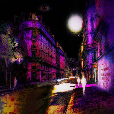 Weirdcore Aesthetic Style Transfer Example