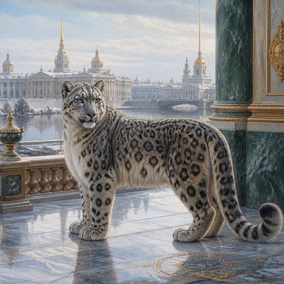 animal standing in natural pose — St. Petersburg Imperial Art Style