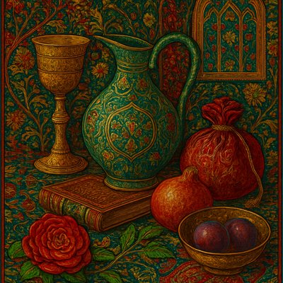 still life with everyday objects