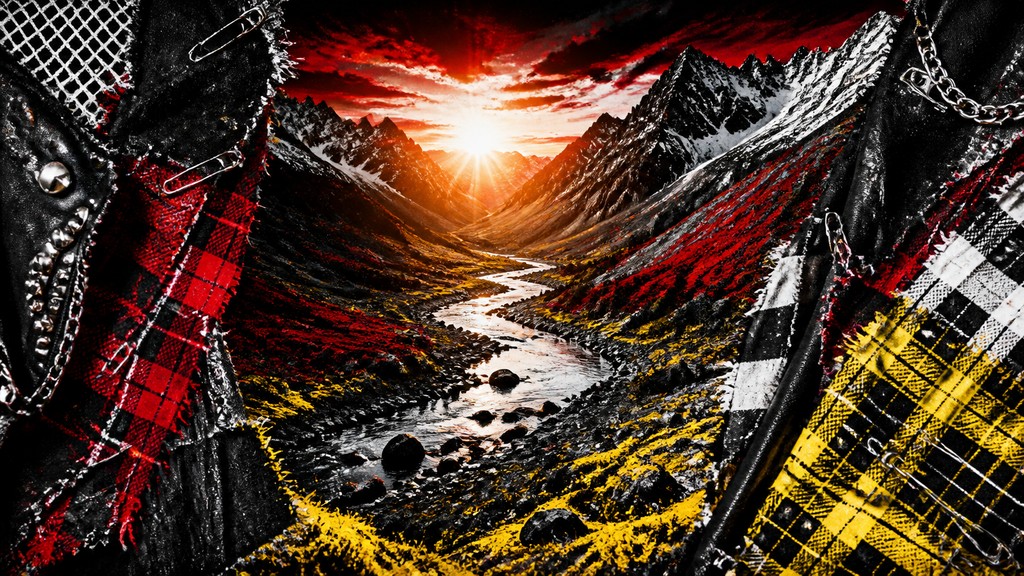a vast valley with a river winding toward distant mountains at sunrise, no people, no text