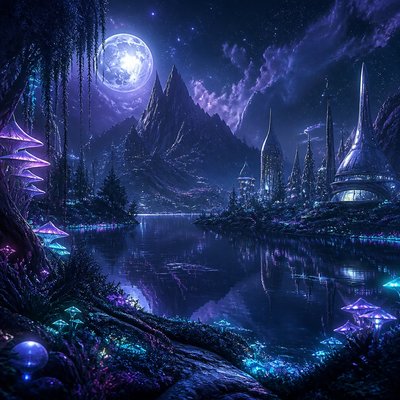 Lunarpunk Aesthetic 2