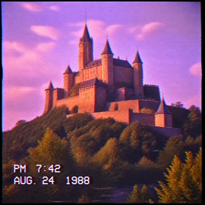 majestic castle on a hilltop