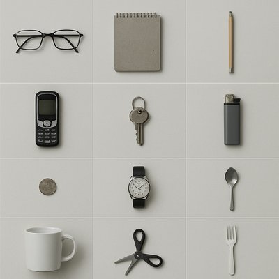 still life with everyday objects