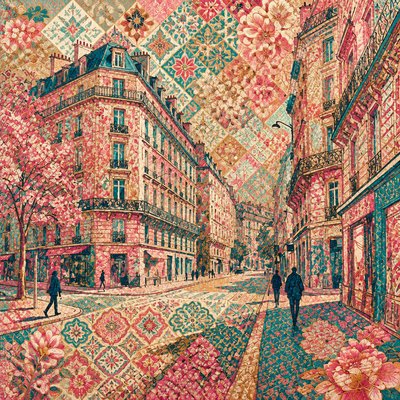 Pattern and Decoration Art Style Style Transfer Example